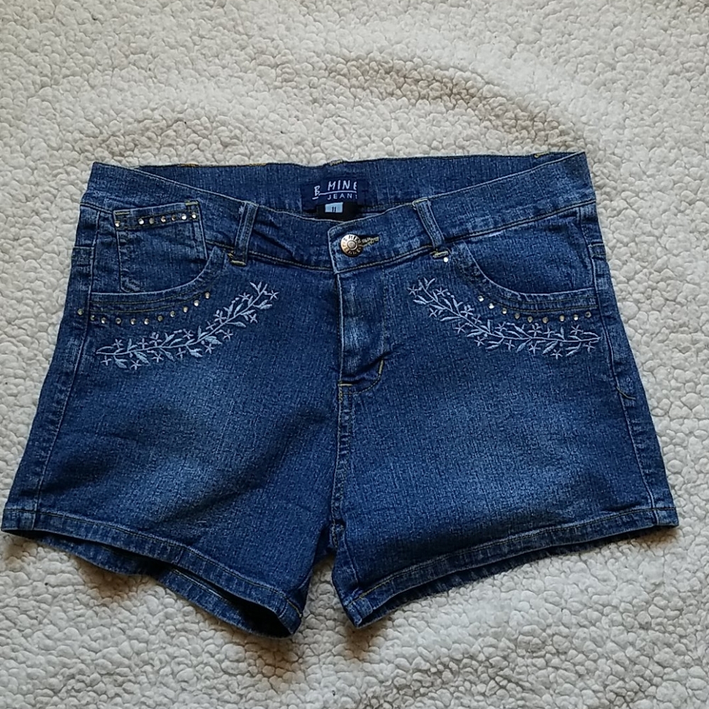 Be mine embellished Jeans Shorts
